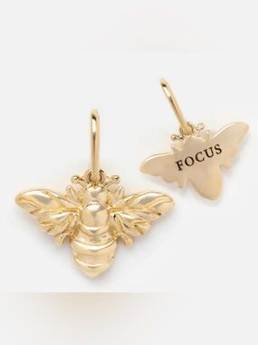 Solid Gold Bee Charm - Local Eclectic